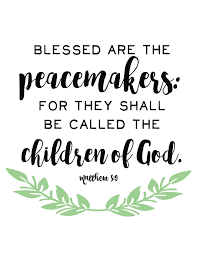 Peacemakers…not troublemakers