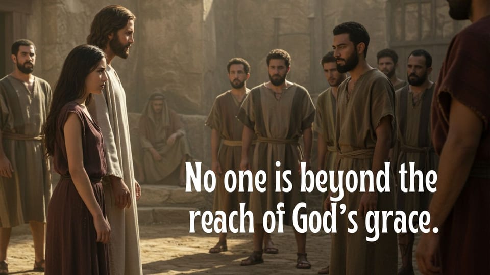 A Woman and a Bunch of Men Caught in their Sin (Devo by Stevo)